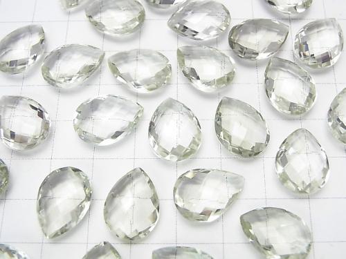 High Quality Green Amethyst AAA Undrilled Faceted Pear Shape 16 x 12 x 6 mm 3 pcs $11.79!