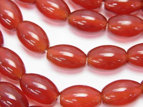 1strand $5.79! Red Agate AAA Rice 12x8x8mm 1strand (aprx.15inch / 36cm)