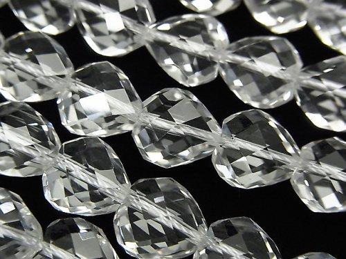 [Video] High Quality! Crystal AAA Vertical Hole Heart cut 10x10mm 1/4 or 1strand beads (aprx.15inch / 38cm)