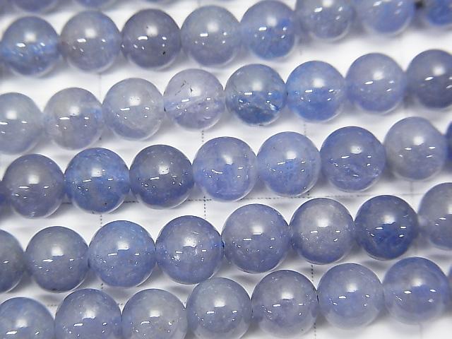 [Video] Tanzanite AAA- Round 6mm 1/4 or 1strand beads (aprx.15inch / 38cm)