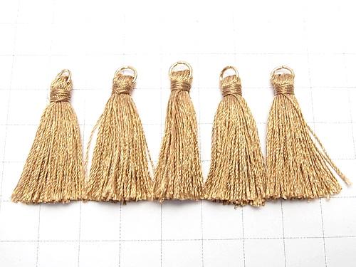 10pcs $2.39! Tassel charm with ring [small size] Camel 10pcs