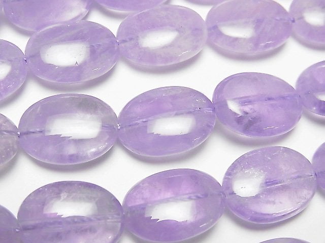 [Video] Lavender Amethyst AA++ Oval 16x12mm half or 1strand beads (aprx.15inch/36cm)