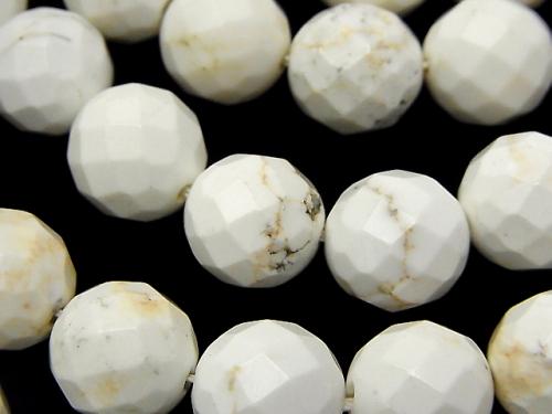 1strand $8.79! Magnesite  64Faceted Round 12mm 1strand (aprx.15inch/37cm)