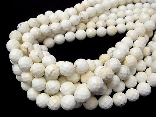 1strand $8.79! Magnesite  64Faceted Round 12mm 1strand (aprx.15inch/37cm)