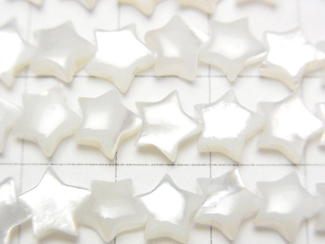 [Video] High Quality White Shell (Silver-lip Oyster )AAA Star 8x8mm 1/4 or 1strand beads (aprx.15inch/38cm)