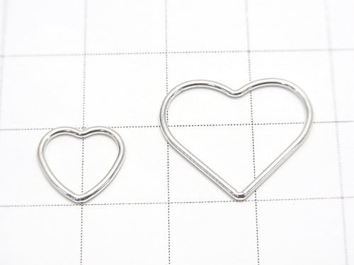 Silver925 Component Heart [10mm][17.5mm] 5pcs