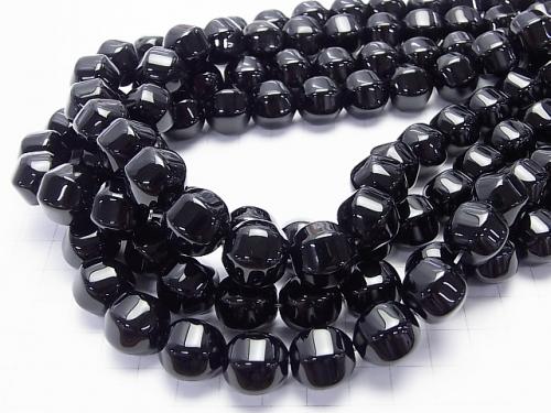 Onyx  6Faceted Round 14mm half or 1strand (aprx.15inch/36cm)
