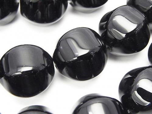 Onyx  6Faceted Round 20mm half or 1strand (aprx.15inch/36cm)