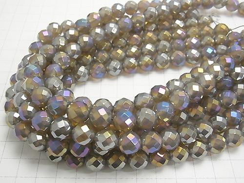 1strand $9.79! Flash, Gray Onyx 64Faceted Round 10mm 1strand (aprx.15inch / 37cm)