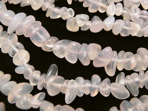 1strand $4.79! Natural color Pink Chalcedony AA ++ Chips (Small Nugget) 1strand (aprx.15inch / 38cm)