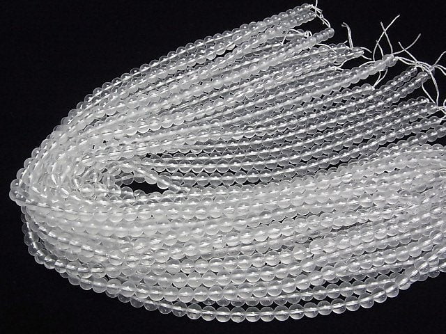 [Video]Milky Quartz AAA- Round 6mm half or 1strand beads (aprx.15inch/38cm)