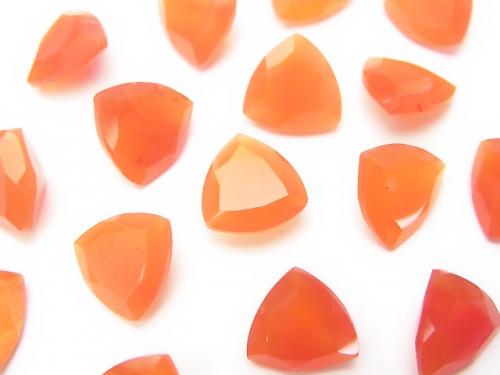 High Quality Carnelian AAA Undrilled Triangle Faceted 9x9x4mm 5pcs $9.79!