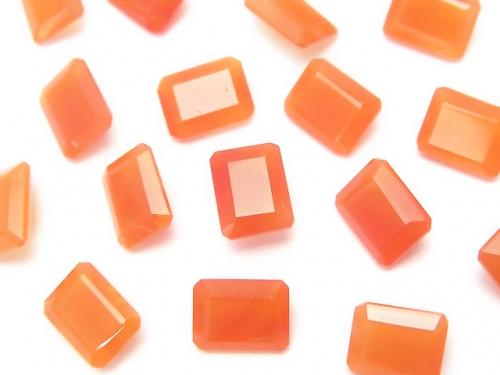 High Quality Carnelian AAA Undrilled Rectangle Faceted 9 x 7 x 4 mm 4 pcs $8.79!