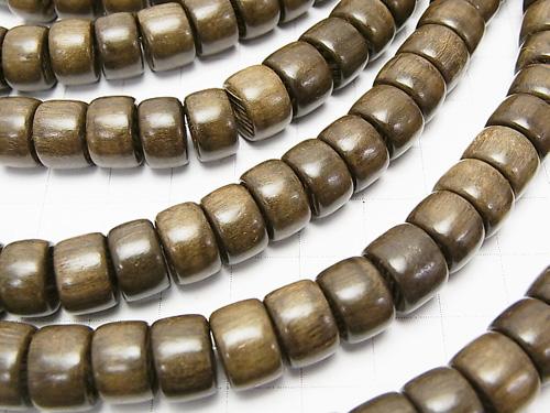 Graywood Roundel 11x11x7mm 1strand beads (aprx.15inch / 38cm)