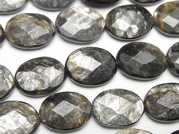 [Video]Moscovite Faceted Oval 16x12mm half or 1strand beads (aprx.15inch/36cm)