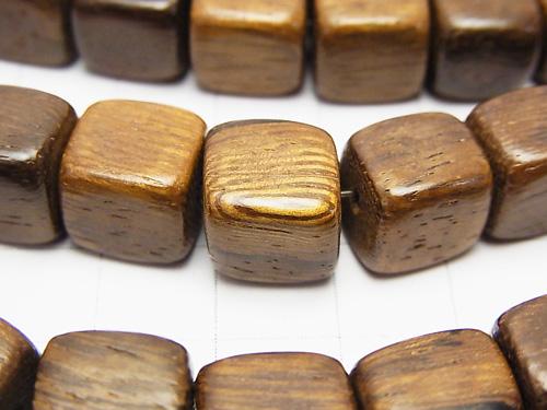 1strand $4.79! Wood Beads  Cube 10x10x10mm 1strand (aprx.15inch/38cm)