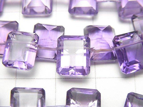 [Video] High Quality Amethyst AAA Rectangle Faceted 10x8x5mm 1/4 or 1strand (22pcs)