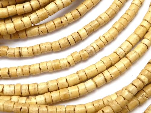 1strand $1.79! Coconut Roundel (Heishi) 3x3x2mm natural color 1strand (aprx.22inch / 56cm)