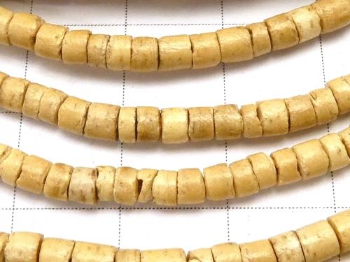 1strand $1.79! Coconut Roundel (Heishi) 3x3x2mm natural color 1strand (aprx.22inch / 56cm)