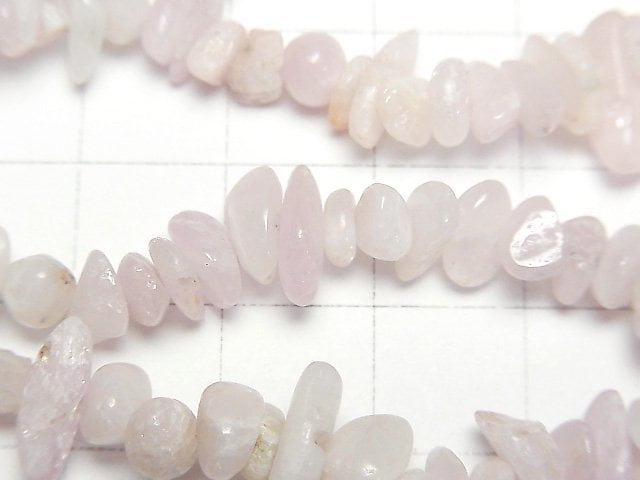 [Video] Kunzite AA Chips (Small Nugget ) 1strand beads (aprx.34inch/86cm)