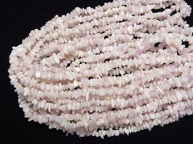 [Video] Kunzite AA Chips (Small Nugget ) 1strand beads (aprx.34inch/86cm)