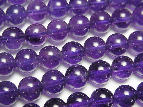 [Video] Amethyst AAA Round 6mm half or 1strand beads (aprx.15inch / 37cm)
