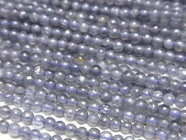 [Video]Iolite AA+ Round 2mm 1strand beads (aprx.15inch/37cm)