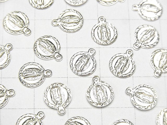 Silver925 Charms 10x8.5mm Miraculous Medal 3pcs
