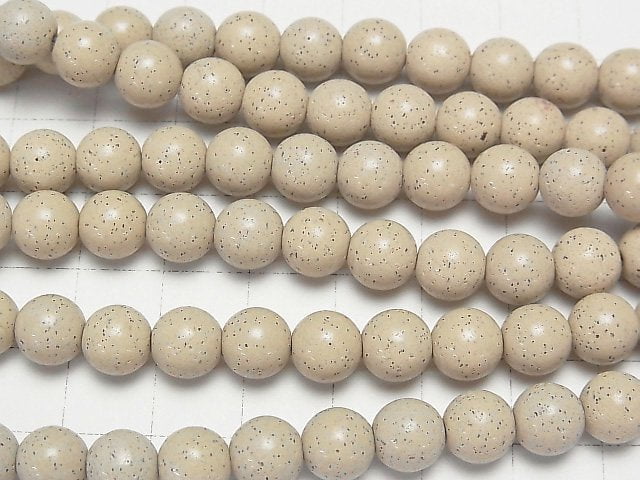 [Video] Taiwan Hokutolite Round 8mm half or 1strand beads (aprx.15inch/38cm)