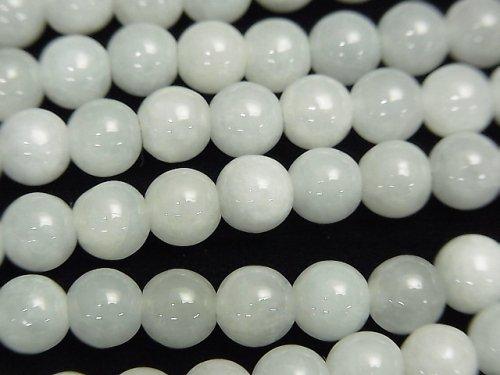 [Video]Burma Jadeite AA ++ Round 6 mm half or 1 strand beads (aprx.15 inch / 38 cm)