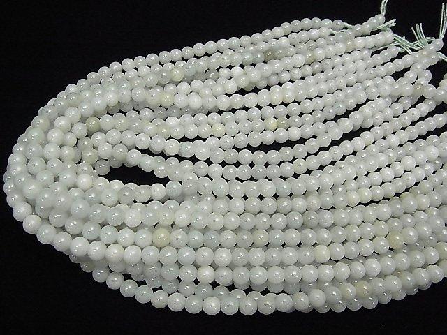 [Video]Burma Jadeite AA ++ Round 6 mm half or 1 strand beads (aprx.15 inch / 38 cm)