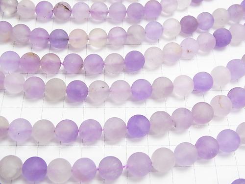 Frost light color Amethyst x Citrine AA Round 10 mm half or 1 strand (aprx.15 inch / 36 cm)