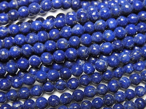 [Video]Lapislazuli AA++ Round 3mm 1strand beads (aprx.15inch/37cm)