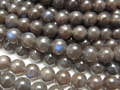 [Video] Black Labradorite AA Round 6mm half or 1strand beads (aprx.15inch / 38cm)