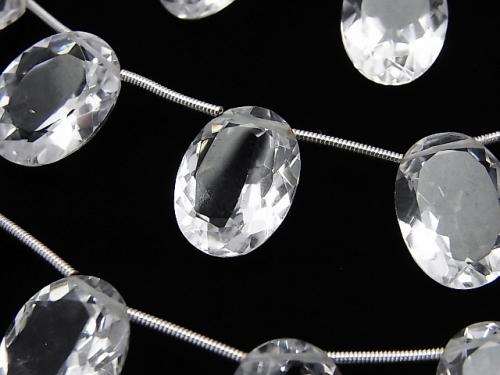 High Quality Crystal AAA Oval Faceted 16 x 12 x 7 mm half or 1 strand (10 pcs)