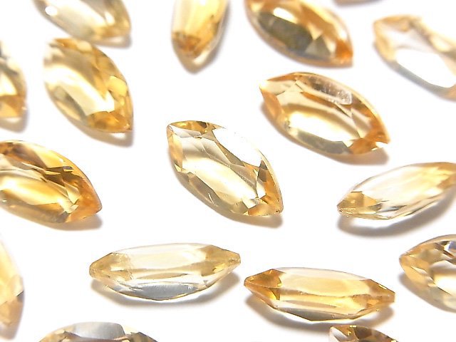 [Video]High Quality Citrine AAA Loose stone Marquise Faceted 12x6mm 5pcs