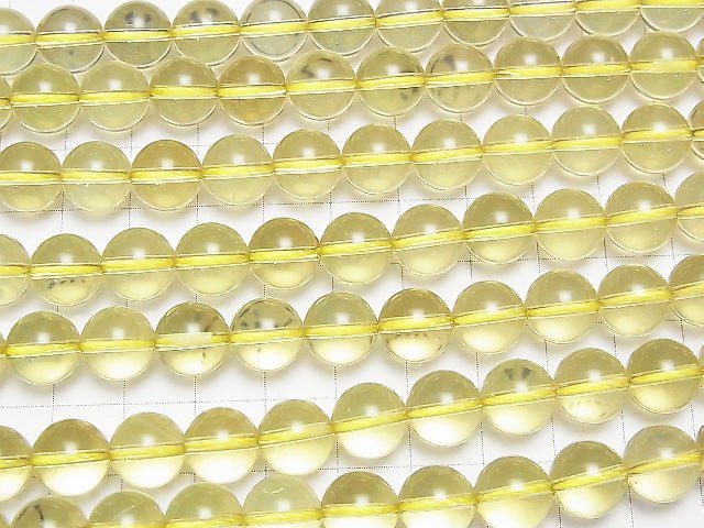 High quality Lemon Quartz AAA Round 10mm 1/4 or 1strand beads (aprx.15inch/37cm)