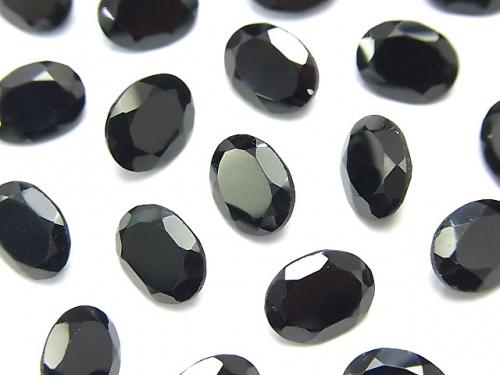 High Quality Black Spinel AAA Undrilled Oval Faceted 9 x 7 mm 10 pcs $11.79!