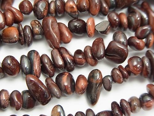 1strand $3.79! Red Tiger Eye Chips (Small Nugget) 1strand (aprx.34inch / 86cm)