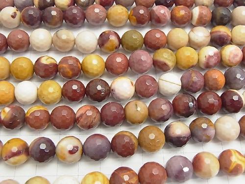 1strand $11.79! Mookaite  128Faceted Round 12mm 1strand (aprx.15inch/37cm)