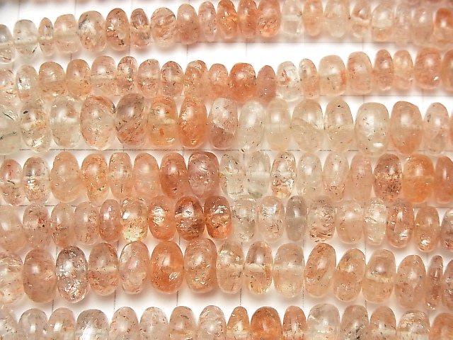 [Video] High Quality Sunstone AAA Roundel half or 1strand beads (aprx.7inch / 18cm)