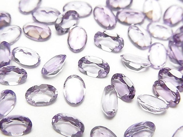 [Video]High Quality Amethyst AAA Loose stone Oval Faceted 6x4mm 10pcs