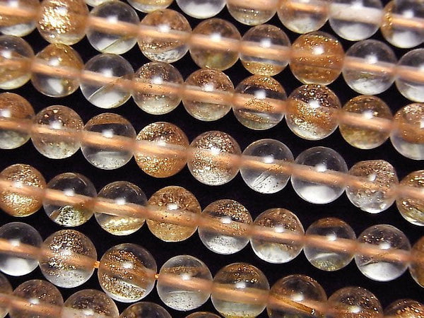 [Video]Bronze Shine Crystal Round 6mm 1strand beads (aprx.15inch/38cm)