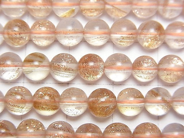 [Video]Bronze Shine Crystal Round 6mm 1strand beads (aprx.15inch/38cm)