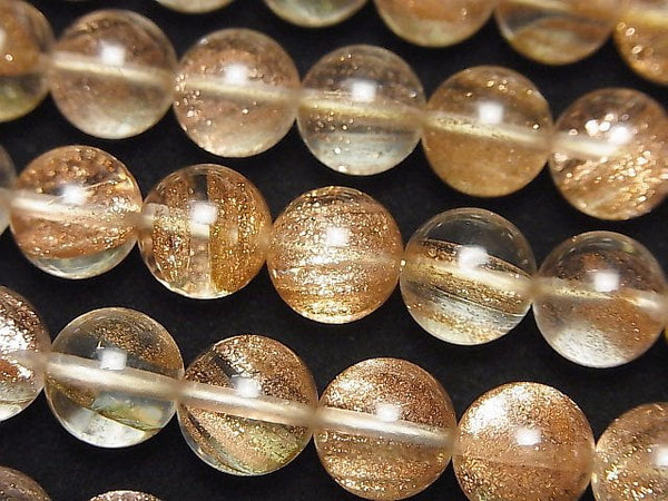 [Video] Bronze Shine Crystal Round 10mm 1strand beads (aprx.15inch/38cm)