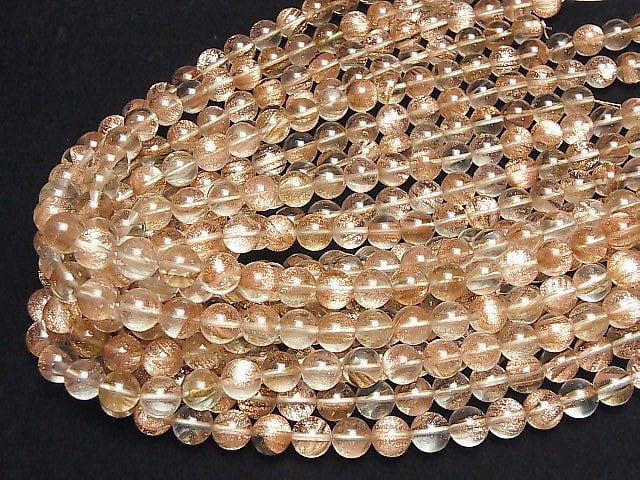 [Video] Bronze Shine Crystal Round 10mm 1strand beads (aprx.15inch/38cm)