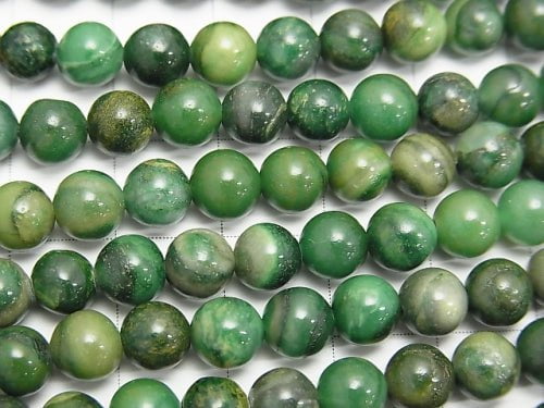 Verdite Round 6mm 1strand beads (aprx.15inch/36cm)