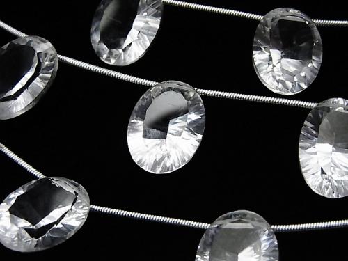 1strand $19.99! High Quality Crystal AAA Oval Concave Cut 16 x 12 mm 1strand (5pcs)