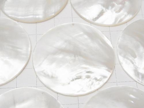 1pc $8.79! High Quality White Shell Coin 40mm 1pc
