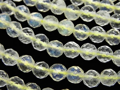 1strand $7.79! Synthetic Opal 64Faceted Round 6mm Yellow 1strand (aprx.15inch / 38cm)